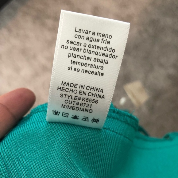 Bandage material two piece strapy swim nwt - Picture 4 of 4